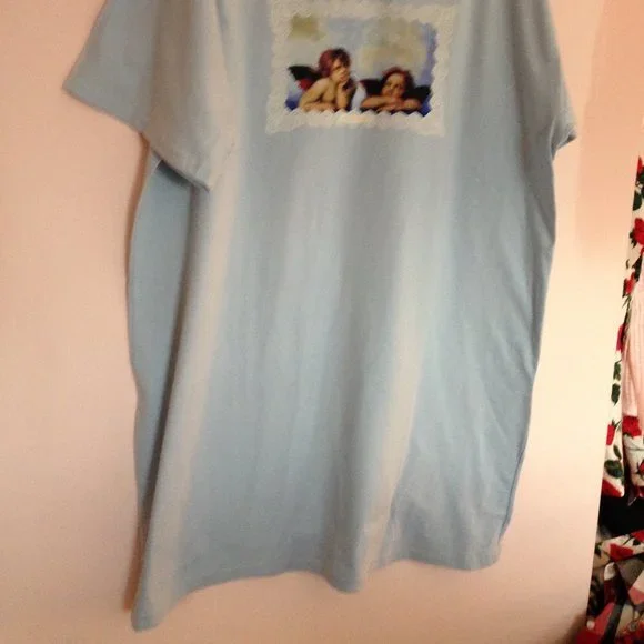 Woman's Night Shirt with Raphael's Angels - Picture 3 of 3